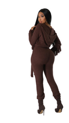 In A Fringe Jumpsuit