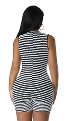 Black and White Onsie Jumpsuit