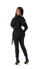 In A Fringe Jumpsuit