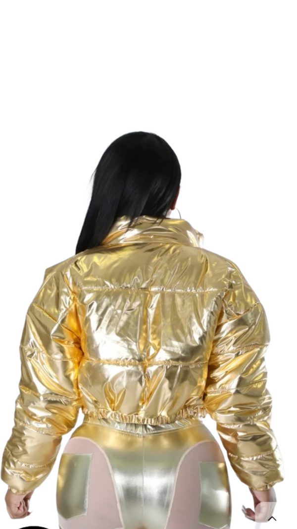 Gold Puffer Jacket
